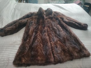 Abrigo de Piel Vintage