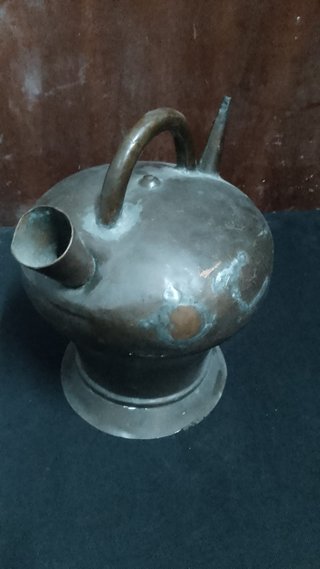 Botijo Catalán de Cobre Antiguo 28cm