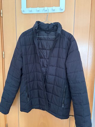Abrigo acolchado negro H&M