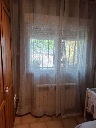 Cortinas Visillo Beis con Bordados