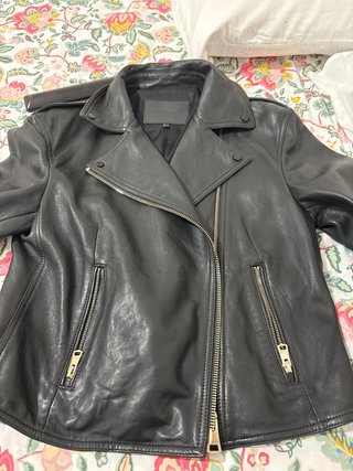Chaqueta de piel Massimo Dutti
