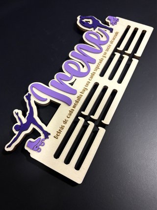 Medallero Personalizado Patinaje
