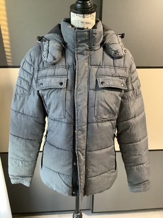 Chaqueta Plumas Gris