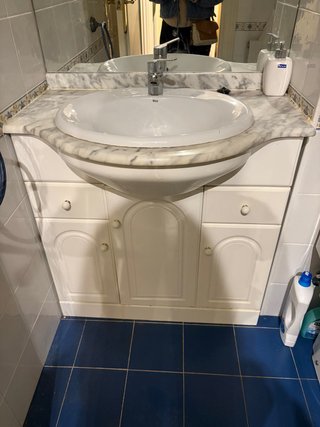 Lavabo con mueble Roca