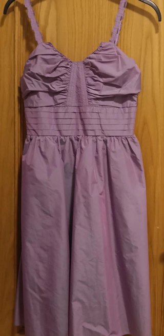 Vestido de fiesta morado