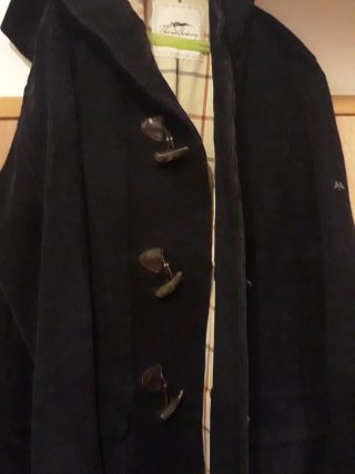 Abrigo Burberry Negro Talla L