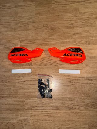 Paramanos Acerbis para Moto o Quad naranjas