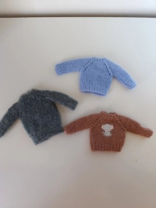 Set di 3 maglioni per bambole Blythe