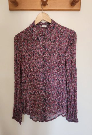 Camisa Zara Estampada Talla S