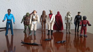 Lote 9 Figuras Star Wars Vintage Kenner