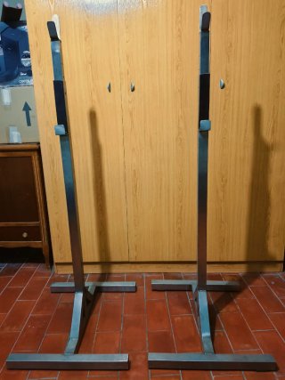 Soportes para Barra de Pesas