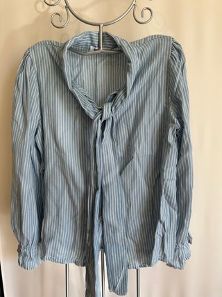 Camisa de Rayas Azul