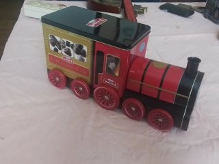 Lata Metálica Decorativa Tren Lambertz