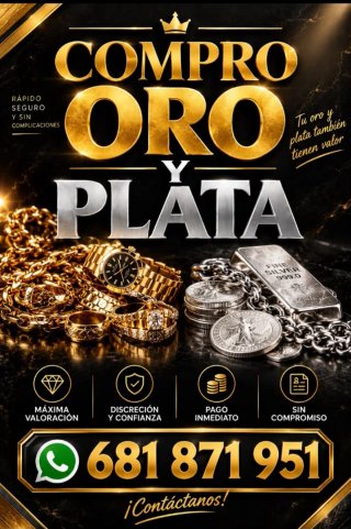 Servicio de compra de oro y plata