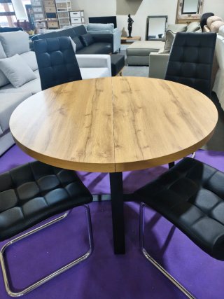 Mesa de Comedor Extensible Redonda