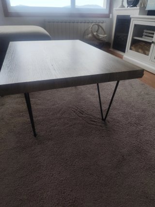 Mesa de centro estilo industrial