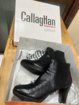 Botas de piel Callaghan negras
