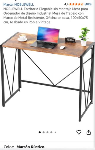 Escritorio Plegable NOBLEWELL 100x50cm