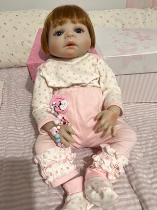 Muñeco Bebé con Ropa y Chupete