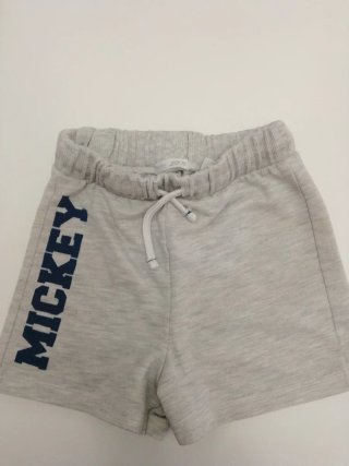 Pantalón Corto Mickey Gris