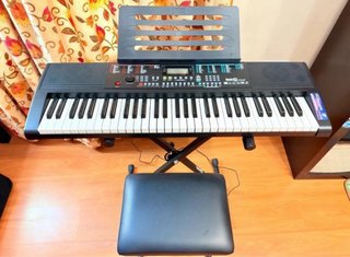 Teclado Piano RockJam RJ660 con Soporte y Banqueta