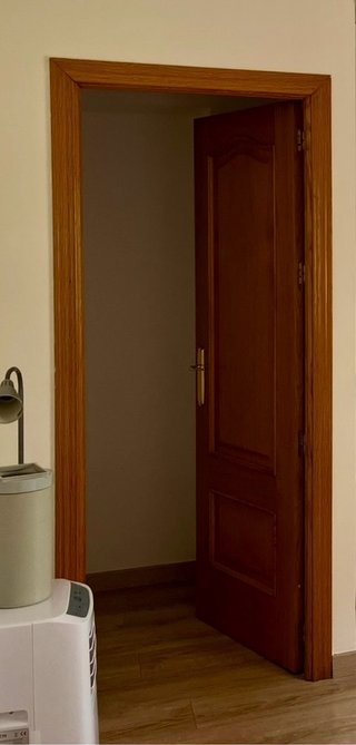 Puerta de madera clásica