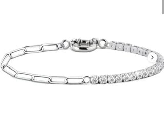 Pulsera de Plata de Ley 925 y Circonitas