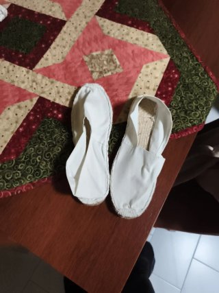 Alpargatas de esparto blancas Talla 39 cosi amano
