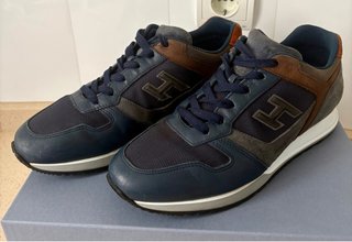 Zapatillas Hogan H321 Azul y Marrón