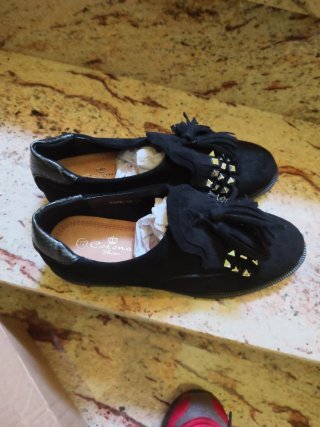 Zapatos Corona Shoes Negros Talla 37