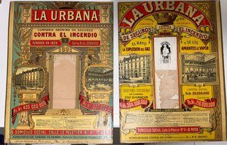 Pareja de Soportes Almanaque La Urbana 1889 y 1891