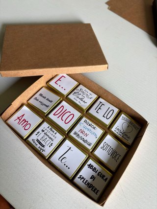 Puzzle di cioccolatini personalizzati
