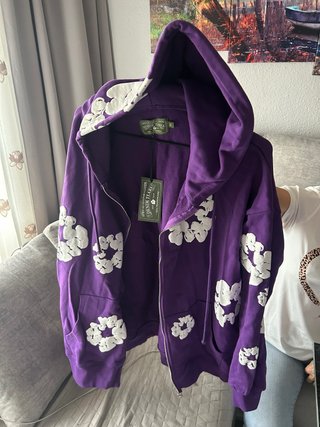 Sudadera con cremallera Denim Tears Morada XL