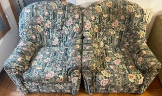 2 Sillones con Estampado Floral