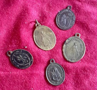 Lote de 5 medallas antiguas