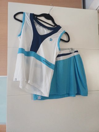 Conjunto de Pádel Mystica Blanco y Azul