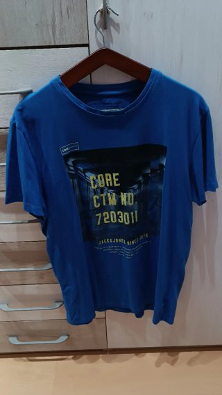 Camiseta Jack & Jones Azul Talla L