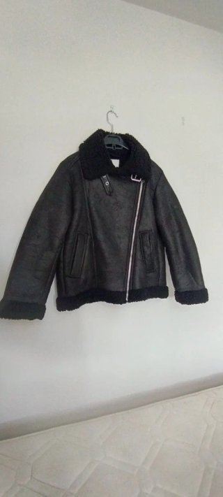 Cazadora Biker H&M Efecto Cuero