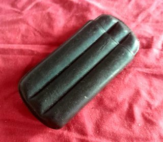 Astuccio per sigari in pelle naturale