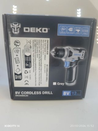 ​Taladro atornillador inalámbrico DEKO 8V NUEVO