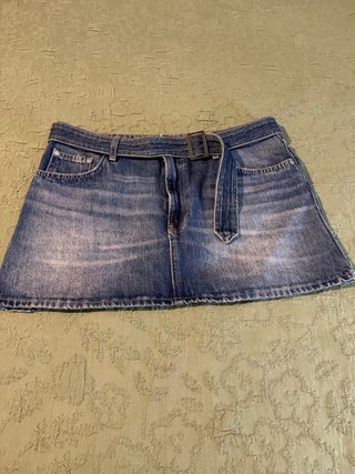 Minifalda denim Zara