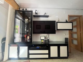 Mueble de Salón Blanco y Negro