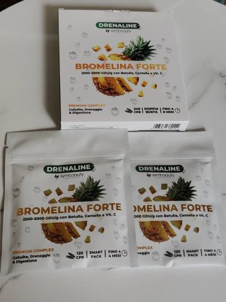 Bromelina Forte double pack (120+120 Cps) Offerta