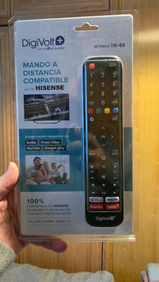 Hisense tv mando a distancia