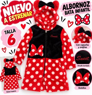 Bata Infantil Minnie Talla 6