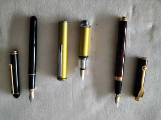 Set di 3 penne stilografiche