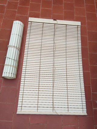2 Persianas Enrollables de PVC Blancas