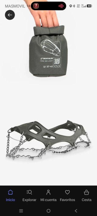 Crampones Decathlon Hike 500 Light