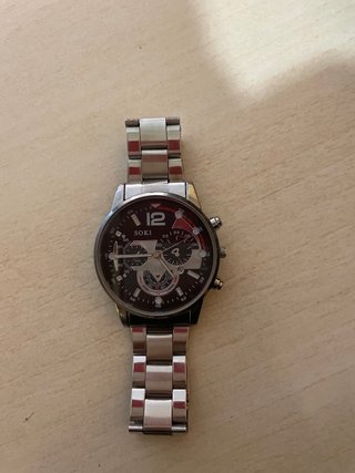 Reloj Soki Plateado