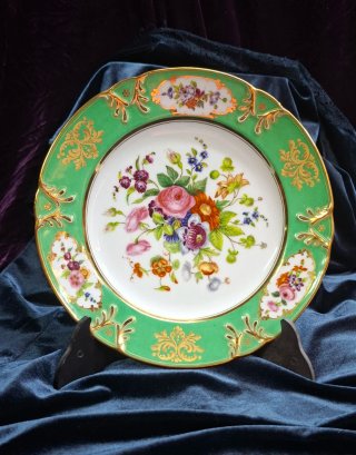 Porcelana Rihovet Rue de la Paix Siglo XIX